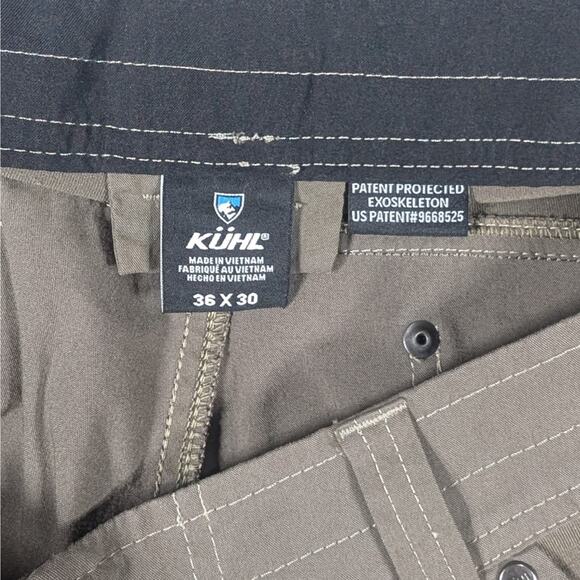 Kuhl Pants Mens 36x30 Exoskeleton Articulated Hiking Outdoor Stretch Pockets - Picture 6 of 7